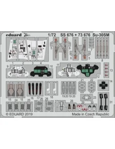 [NO_DESC] Su-30SM for Zvezda, 1/72 - Eduard Accessories SS676