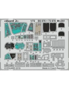 Mi-24V for Zvezda, 1/72 - Eduard Accessories SS678