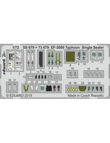EF-2000 Typhoon Single Seater for Revell, 1/72 - Eduard Accessories...