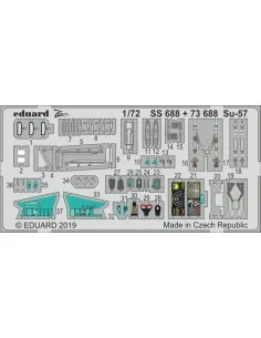 Su-57 for Zvezda, 1/72 - Eduard Accessories SS688