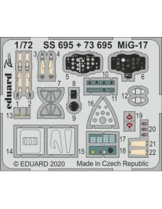 MiG-17 for Airfix, 1/72 - Eduard Accessories SS695
