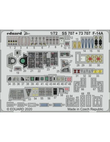 F-14A for Academy, 1/72 - Eduard Accessories SS707