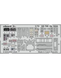 He 162A for Special Hobby, 1/72 - Eduard Accessories SS709