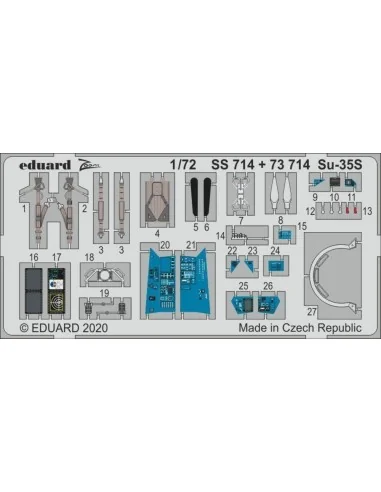 Su-35S for Great Wall Hobby, 1/72 - Eduard Accessories SS714