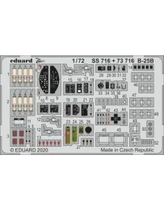 B-25B for Airfix, 1/72 - Eduard Accessories SS716