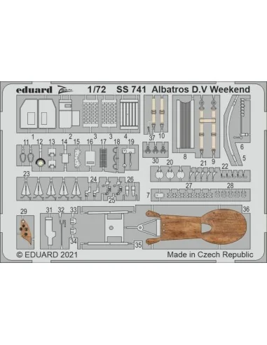 Albatros D.V Weekend 1/72 for EDUARD, 1/72 - Eduard Accessories SS741