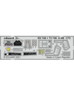 A-4B 1/72 for FUJIMI / HOBBY 2000, 1/72 - Eduard Accessories SS746