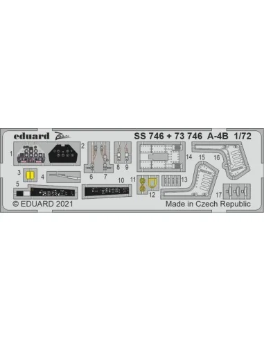 [NO_DESC] A-4B 1/72 for FUJIMI / HOBBY 2000, 1/72 - Eduard Accessor...