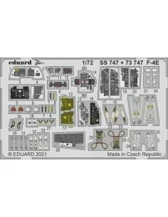 F-4E 1/72 for FINE MOLDS, 1/72 - Eduard Accessories SS747