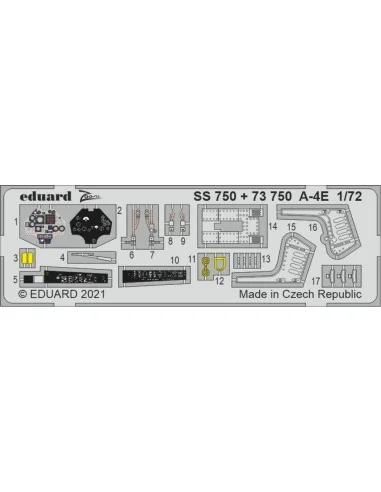 A-4E 1/72 for FUJIMI / HOBBY 2000, 1/72 - Eduard Accessories SS750