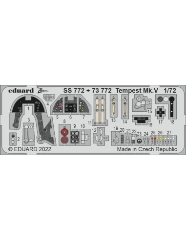 [NO_DESC] Tempest Mk.V, 1/72 - Eduard Accessories SS772