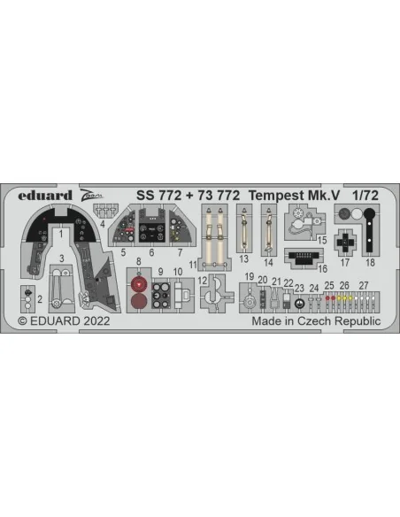 [NO_DESC] Tempest Mk.V, 1/72 - Eduard Accessories SS772