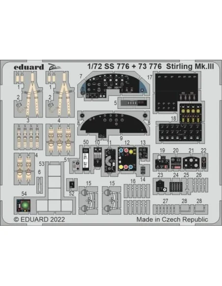 [NO_DESC] Stirling Mk.III, 1/72 - Eduard Accessories SS776