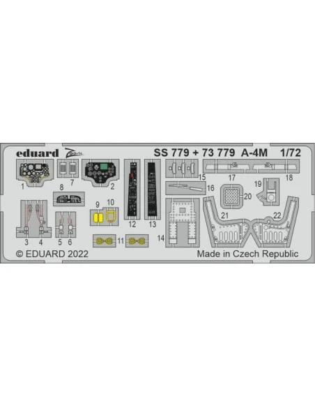 [NO_DESC] A-4M for HOBBY BOSS, 1/72 - Eduard Accessories SS779