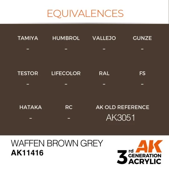 Waffen Brown Grey - AK Interactive AK11416