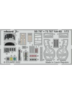 Yak-9D for ZVEZDA, 1/72 - Eduard Accessories SS787