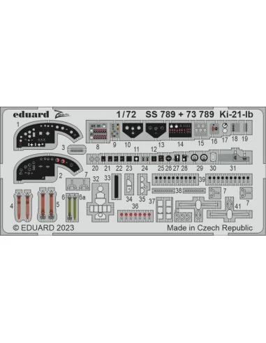 Ki-21-Ib for ICM, 1/72 - Eduard Accessories SS789