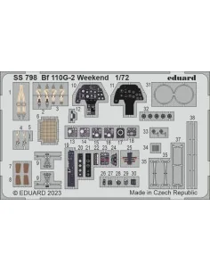 Bf 110G-2 Weekend 1/72 EDUARD, 1/72 - Eduard Accessories SS798