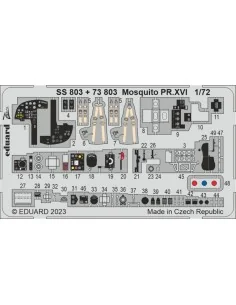 Mosquito PR.XVI 1/72 AIRFIX, 1/72 - Eduard Accessories SS803