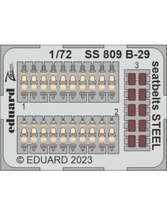 [NO_DESC] B-29 seatbelts STEEL 1/72 HOBBY 2000 / ACADEMY, 1/72 - Ed...