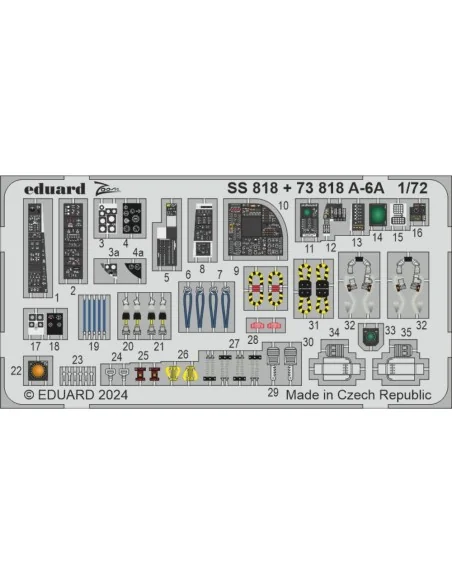 [NO_DESC] A-6A 1/72 TRUMPETER, 1/72 - Eduard Accessories SS818