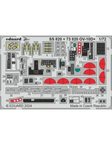 OV-10D+ 1/72 ICM, 1/72 - Eduard Accessories SS820