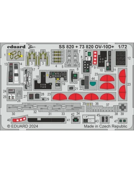 OV-10D+ 1/72 ICM, 1/72 - Eduard Accessories SS820