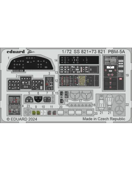 PBM-5A 1/72 ACADEMY, 1/72 - Eduard Accessories SS821