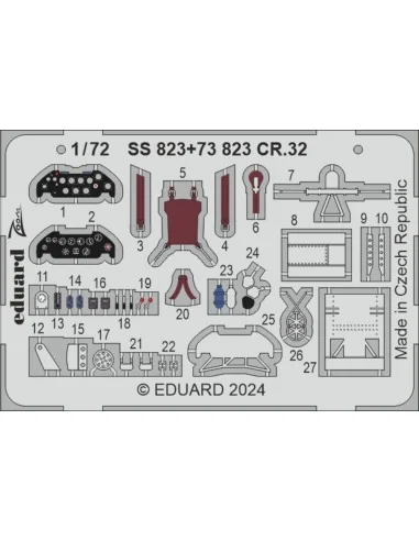 CR.32 ITALERI, 1/72 - Eduard Accessories SS823