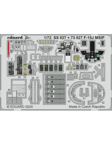 F-15J MSIP, 1/72 - Eduard Accessories SS827