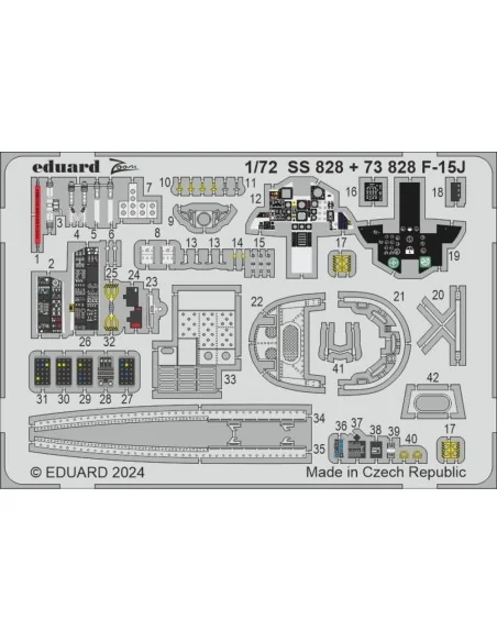 F-15J, 1/72 - Eduard Accessories SS828