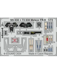 Meteor FR.9 AIRFIX, 1/72 - Eduard Accessories SS838