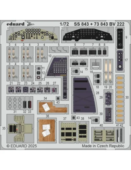 BV 222 REVELL, 1/72 - Eduard Accessories SS843