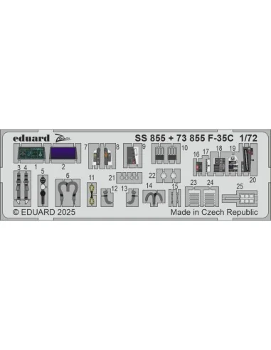 F-35C 1/72 for Tamiya, 1/72 - Eduard Accessories SS855