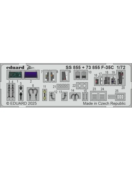 F-35C 1/72 for Tamiya, 1/72 - Eduard Accessories SS855