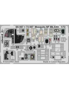 Mosquito NF Mk.XXX 1/72 for Special Hobby, 1/72 - Eduard Accessorie...