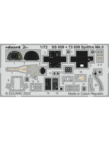 Spitfire Mk.II for IBG, 1/72 - Eduard Accessories SS859
