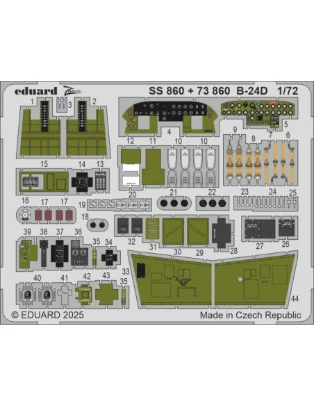B-24D for Airfix, 1/72 - Eduard Accessories SS860