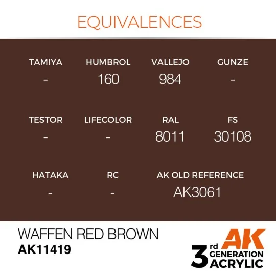 Waffen Red Brown - AK Interactive AK11419