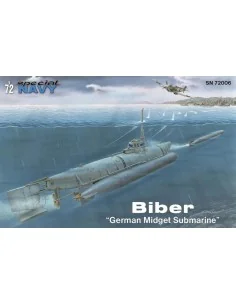 Kleinkampfbände Biber"German Midget Submarine", 1/72 - MPM 100-SN72006