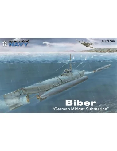 Kleinkampfbände Biber"German Midget Submarine", 1/72 - MPM 100-SN72006