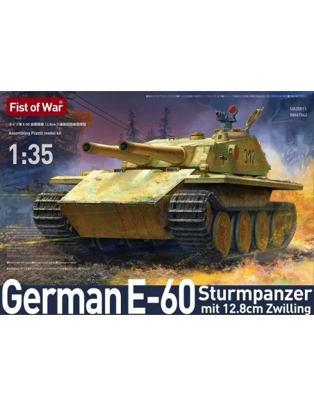 Fist of war, WWII German E-60 heavy tank with twin, 1/35 - Modelcol...