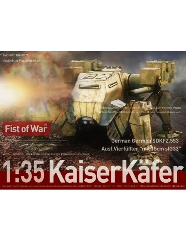 German Sdkfz 553 Kaiserkafer with Twin 15 cm sIG 33 Howitzers, 1/35...