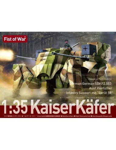 German Sdkfz 553 KaiserKäfer with Gerat 58, 1/35 - Modelcollect UA3...