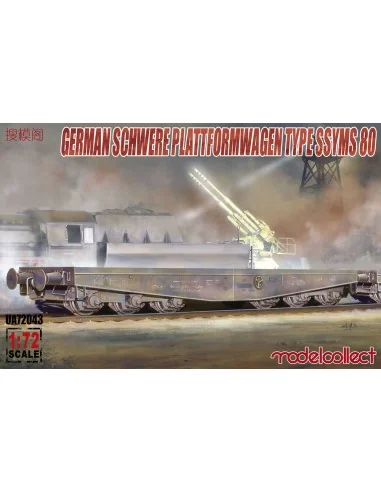 Germany Schwere Plattformwagen type ssyms 80, 1/72 - Modelcollect U...