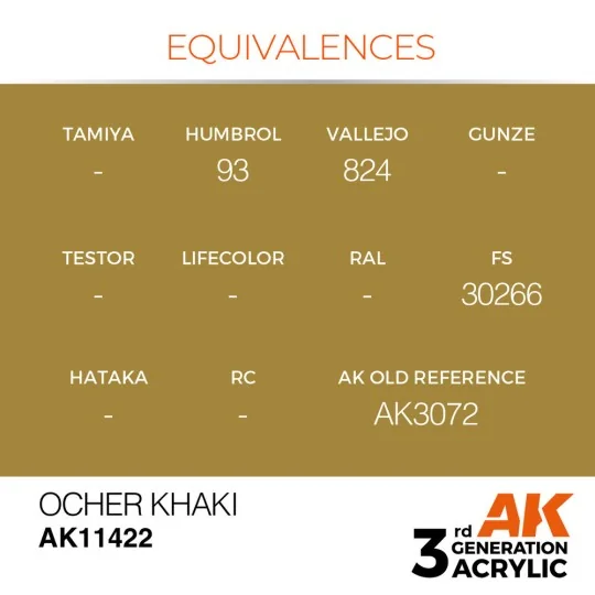 Ocher Khaki - AK Interactive AK11422