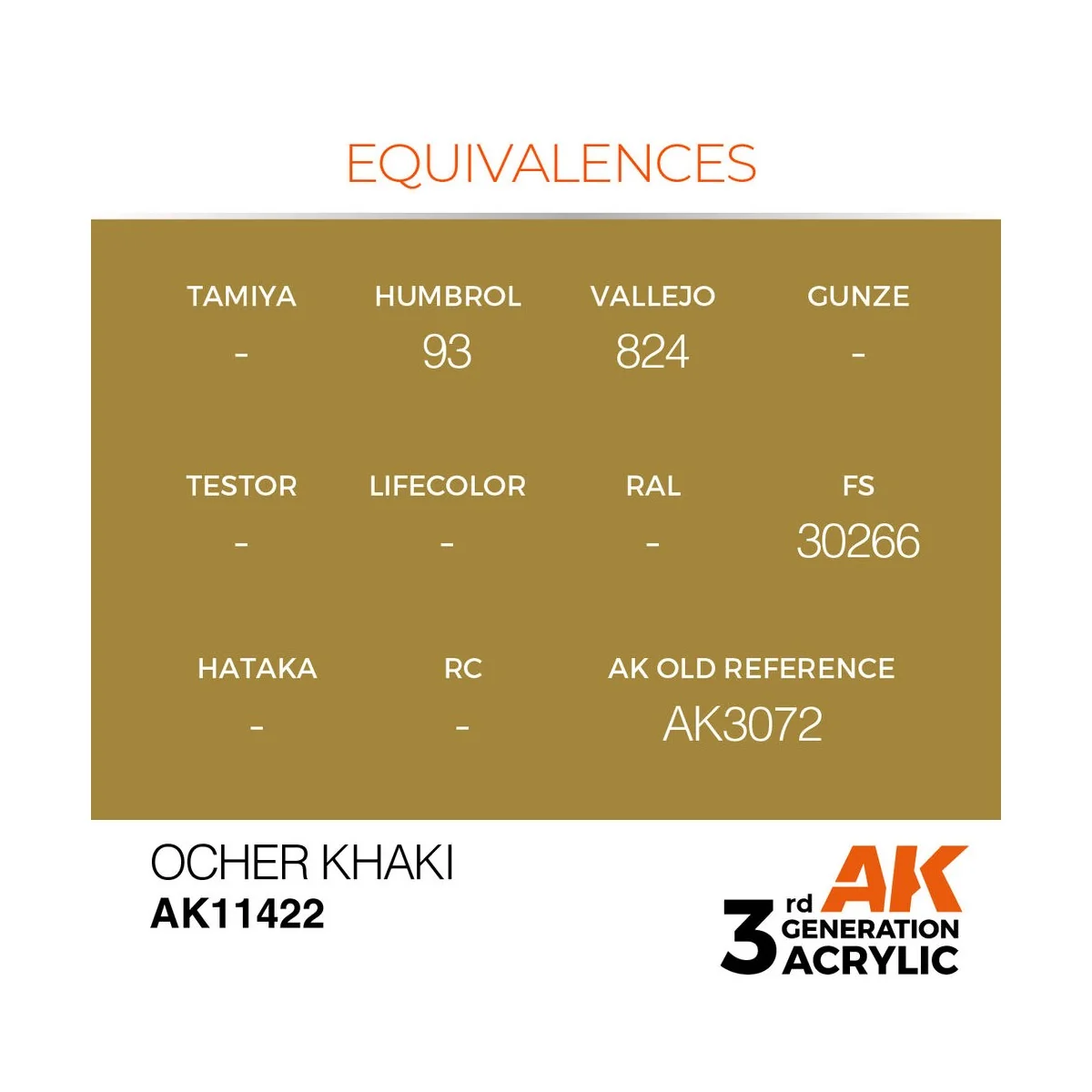 Ocher Khaki - AK Interactive AK11422