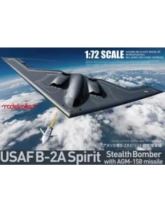 USAF B-2A Spirit Stealth Bomber with AGM-158 missile, 1/72 - Modelc...