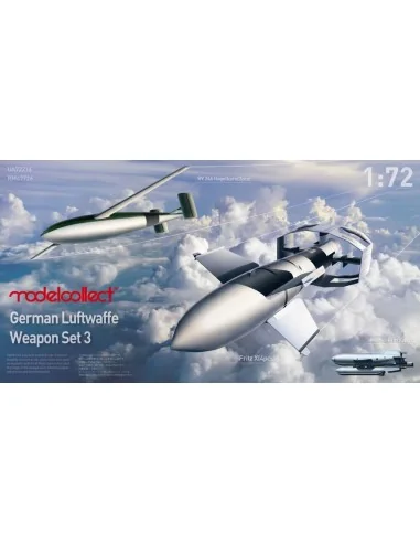 German WWII luftwaffe weapon set 3 bv246 *2, fritz X *4, Hs293 *2, ...