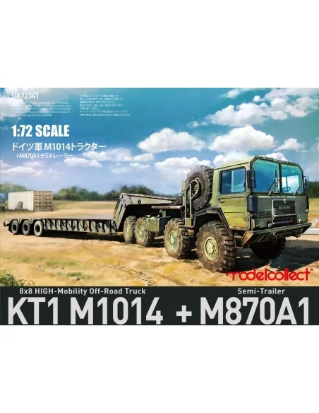 German MAN KAT1M1014 8*8 HIGH-Mobility off-road truck with M870A1 s...